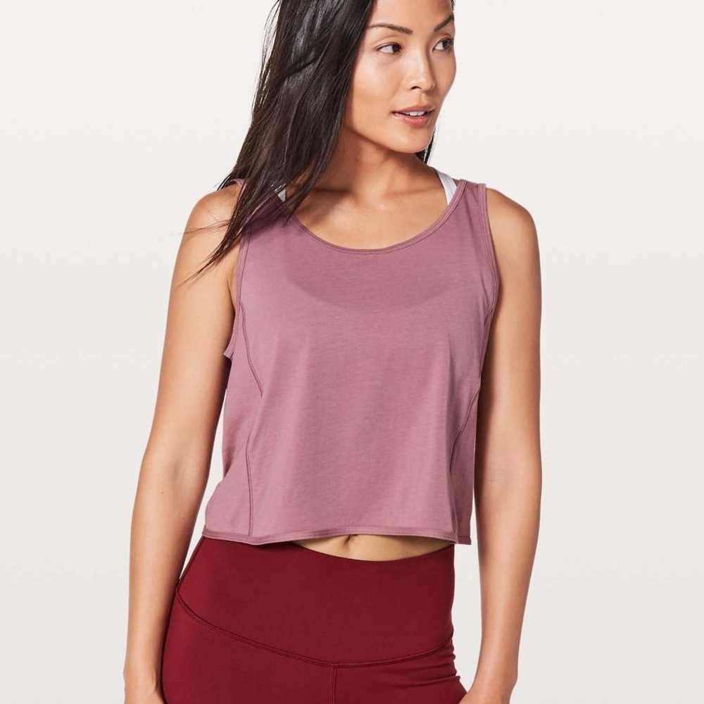 Lululemon It’s A Tie tank - Figue, sz 8 never worn